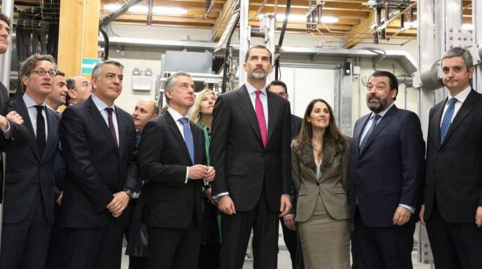 King Felipe VI attends the Velatia 50th anniversary celebration